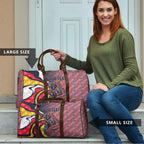 Personalised Adelaide Crows Travel Bag Trippy Psychedelic Abstract Art Mascot Football Fans
