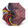 Personalised Adelaide Crows Umbrella Trippy Psychedelic Abstract Art Mascot Football Fans