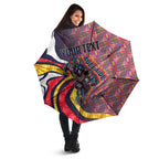 Personalised Adelaide Crows Umbrella Trippy Psychedelic Abstract Art Mascot Football Fans