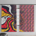 Personalised Adelaide Crows Window Curtain Trippy Psychedelic Abstract Art Mascot Football Fans