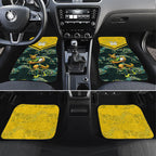 Personalised Kangaroos Rugby Car Mats Aboriginal Pattern Australia Colors Tribal Sports