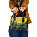 Personalised Kangaroos Rugby Shoulder Handbag Aboriginal Pattern Australia Colors Tribal Sports