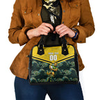 Personalised Kangaroos Rugby Shoulder Handbag Aboriginal Pattern Australia Colors Tribal Sports