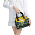 Personalised Kangaroos Rugby Shoulder Handbag Aboriginal Pattern Australia Colors Tribal Sports
