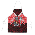 Custom Dolphins Apron Dolphin Warrior Polynesia Islander Rugby Mascot