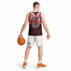 Custom Dolphins Basketball Jersey Dolphin Warrior Polynesia Islander Rugby Mascot