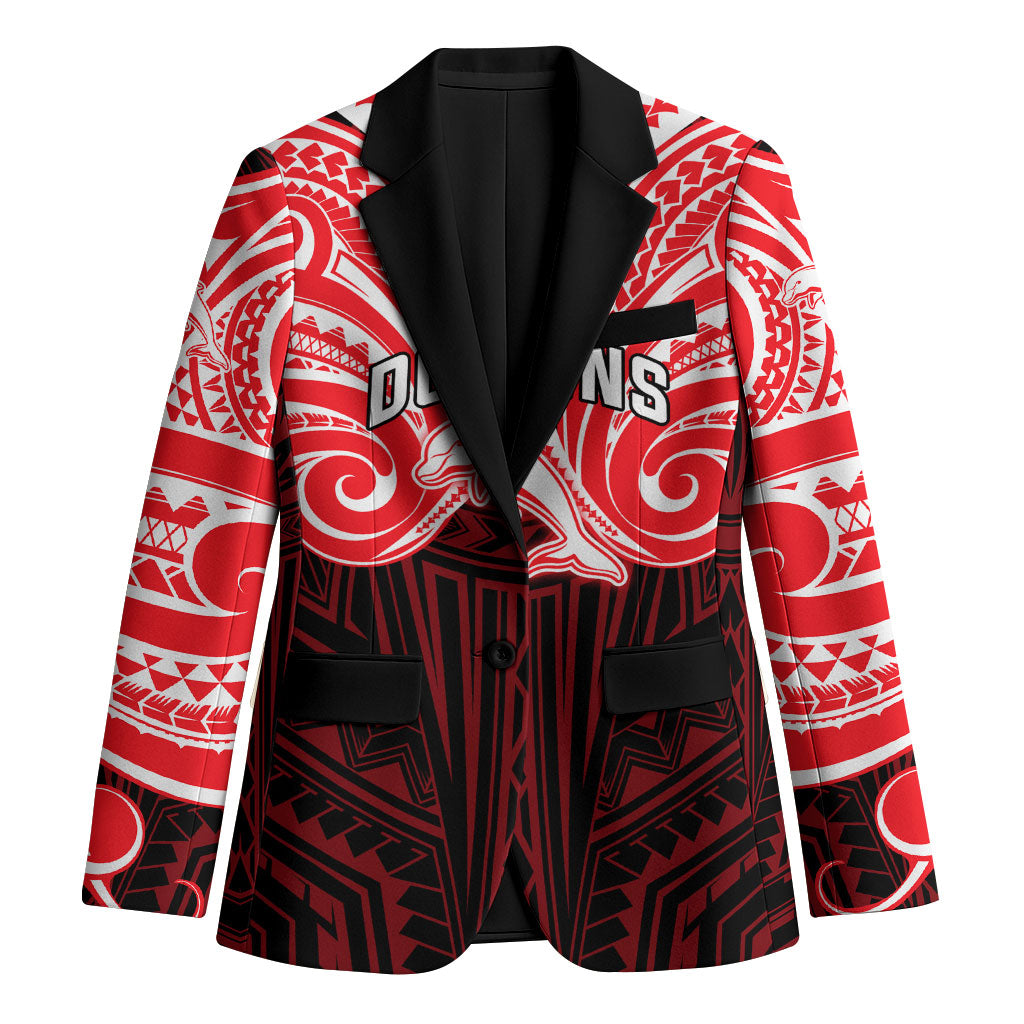 Custom Dolphins Blazer Dolphin Warrior Polynesia Islander Rugby Mascot