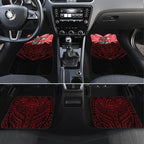 Custom Dolphins Car Mats Dolphin Warrior Polynesia Islander Rugby Mascot