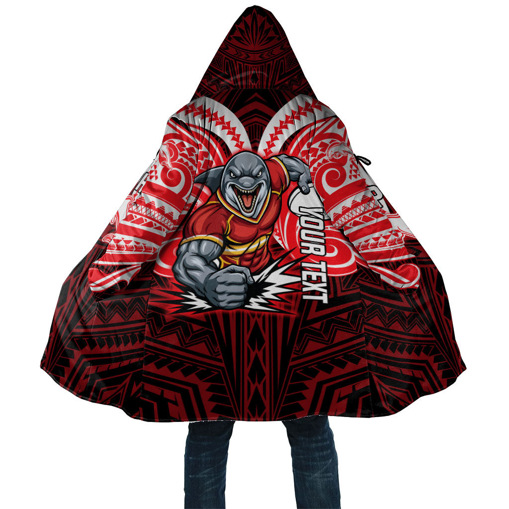 Custom Dolphins Cloak Dolphin Warrior Polynesia Islander Rugby Mascot