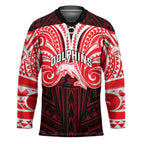 Custom Dolphins Hockey Jersey Dolphin Warrior Polynesia Islander Rugby Mascot