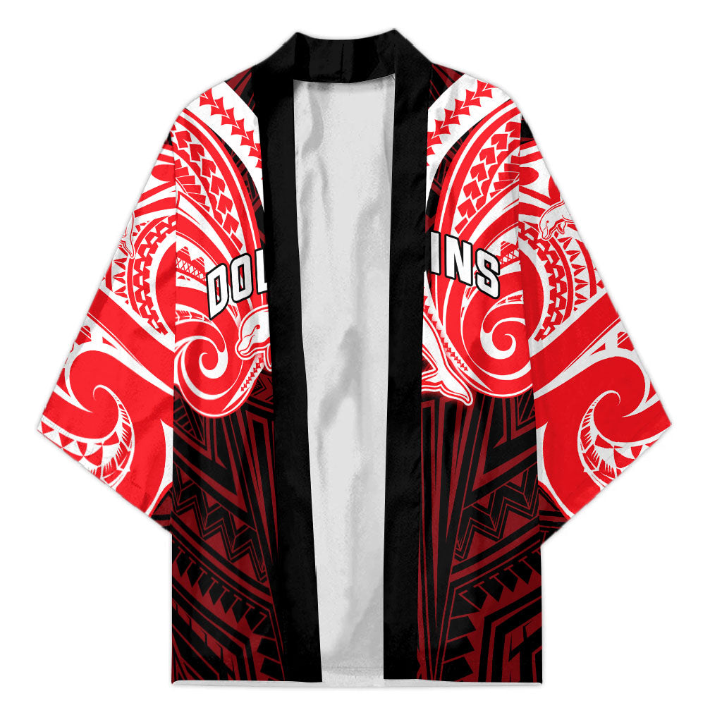 Custom Dolphins Kimono Dolphin Warrior Polynesia Islander Rugby Mascot
