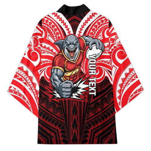 Custom Dolphins Kimono Dolphin Warrior Polynesia Islander Rugby Mascot