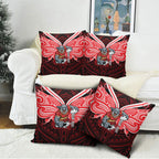 Custom Dolphins Pillow Cover Dolphin Warrior Polynesia Islander Rugby Mascot
