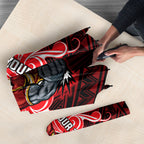 Custom Dolphins Umbrella Dolphin Warrior Polynesia Islander Rugby Mascot