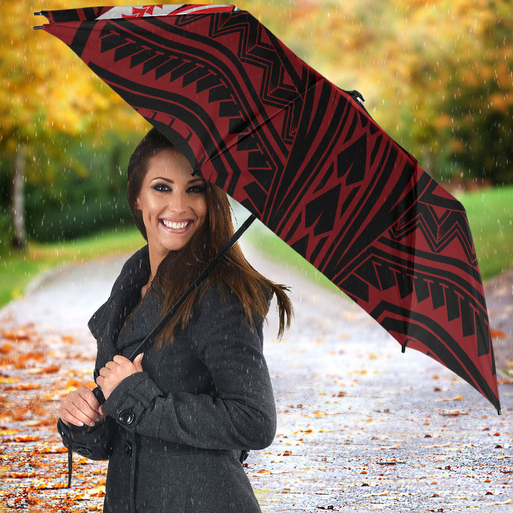 Custom Dolphins Umbrella Dolphin Warrior Polynesia Islander Rugby Mascot