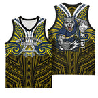 Custom North Queensland Cowboys Basketball Jersey Bull Warrior Polynesia Islander Rugby Mascot