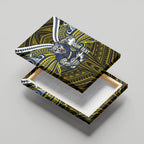 Custom North Queensland Cowboys Canvas Wall Art Bull Warrior Polynesia Islander Rugby Mascot
