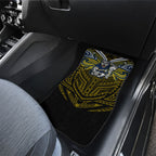 Custom North Queensland Cowboys Car Mats Bull Warrior Polynesia Islander Rugby Mascot