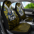 Custom North Queensland Cowboys Car Seat Cover Bull Warrior Polynesia Islander Rugby Mascot