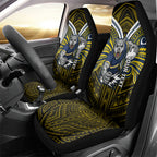 Custom North Queensland Cowboys Car Seat Cover Bull Warrior Polynesia Islander Rugby Mascot