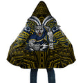 Custom North Queensland Cowboys Cloak Bull Warrior Polynesia Islander Rugby Mascot