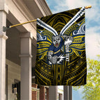 Custom North Queensland Cowboys Garden Flag Bull Warrior Polynesia Islander Rugby Mascot