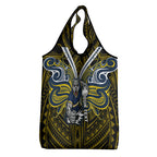 Custom North Queensland Cowboys Grocery Bag Bull Warrior Polynesia Islander Rugby Mascot