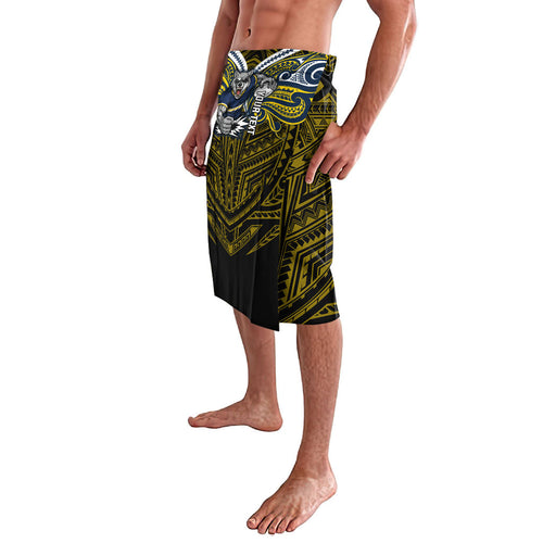 Custom North Queensland Cowboys Lavalava Bull Warrior Polynesia Islander Rugby Mascot