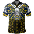 Custom North Queensland Cowboys Polo Shirt Bull Warrior Polynesia Islander Rugby Mascot