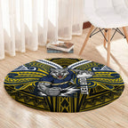 Custom North Queensland Cowboys Round Carpet Bull Warrior Polynesia Islander Rugby Mascot