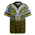 Custom North Queensland Cowboys Rugby Jersey Bull Warrior Polynesia Islander Rugby Mascot