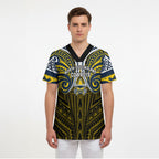 Custom North Queensland Cowboys Scrub Top Bull Warrior Polynesia Islander Rugby Mascot
