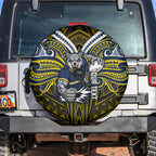 Custom North Queensland Cowboys Spare Tire Cover Bull Warrior Polynesia Islander Rugby Mascot