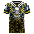 Custom North Queensland Cowboys T Shirt Bull Warrior Polynesia Islander Rugby Mascot