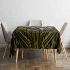 Custom North Queensland Cowboys Tablecloth Bull Warrior Polynesia Islander Rugby Mascot