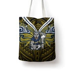Custom North Queensland Cowboys Tote Bag Bull Warrior Polynesia Islander Rugby Mascot