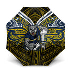 Custom North Queensland Cowboys Umbrella Bull Warrior Polynesia Islander Rugby Mascot