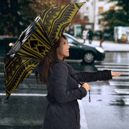 Custom North Queensland Cowboys Umbrella Bull Warrior Polynesia Islander Rugby Mascot
