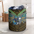 Custom Parramatta Eels Laundry Basket Eel Warrior Polynesia Islander Rugby Mascot