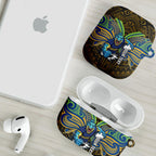 Custom Parramatta Eels AirPods Case Eel Warrior Polynesia Islander Rugby Mascot