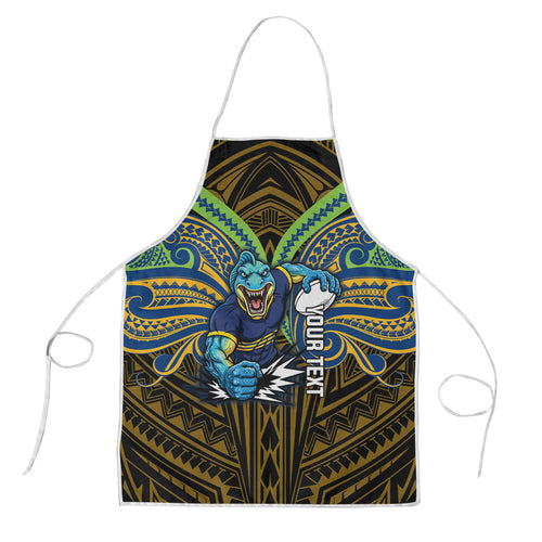 Custom Parramatta Eels Apron Eel Warrior Polynesia Islander Rugby Mascot