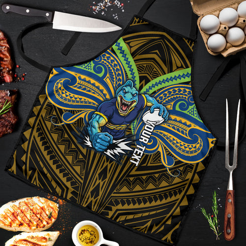 Custom Parramatta Eels Apron Eel Warrior Polynesia Islander Rugby Mascot