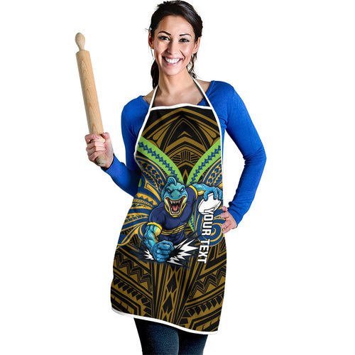 Custom Parramatta Eels Apron Eel Warrior Polynesia Islander Rugby Mascot