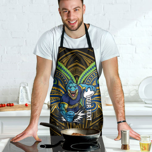 Custom Parramatta Eels Apron Eel Warrior Polynesia Islander Rugby Mascot