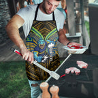 Custom Parramatta Eels Apron Eel Warrior Polynesia Islander Rugby Mascot