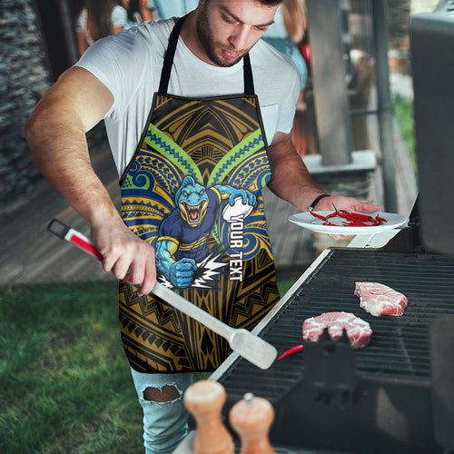 Custom Parramatta Eels Apron Eel Warrior Polynesia Islander Rugby Mascot