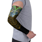 Custom Parramatta Eels Arm Sleeves Eel Warrior Polynesia Islander Rugby Mascot