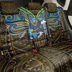 Custom Parramatta Eels Back Car Seat Cover Eel Warrior Polynesia Islander Rugby Mascot