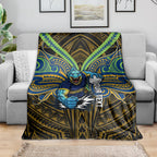 Custom Parramatta Eels Blanket Eel Warrior Polynesia Islander Rugby Mascot