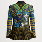 Custom Parramatta Eels Blazer Eel Warrior Polynesia Islander Rugby Mascot